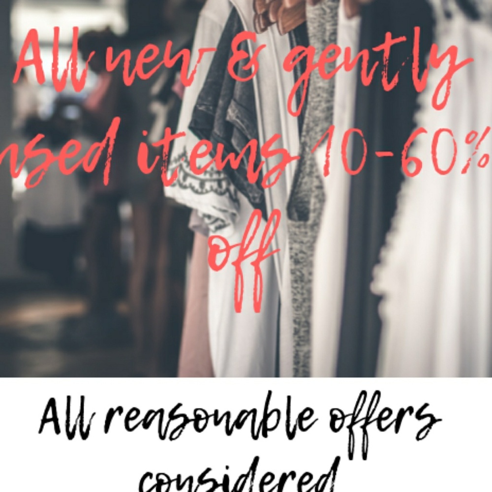NWT, gently used clothing, shoes and accessories.